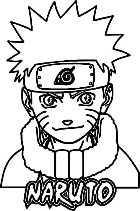 imagenes de naruto para colorear